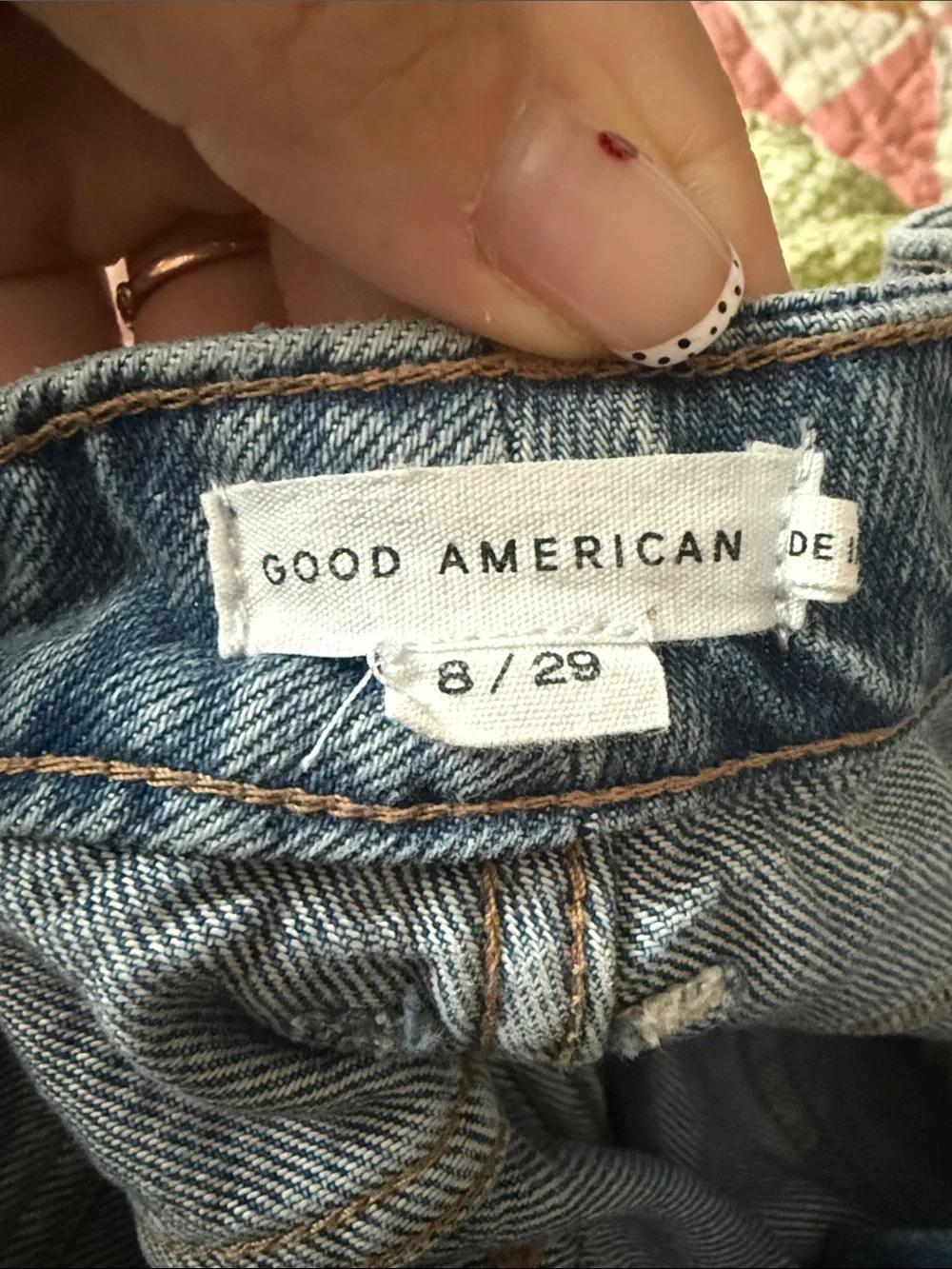 Good American Extra Wide Leg High-Rise Women's Jeans - Picture 3 of 3